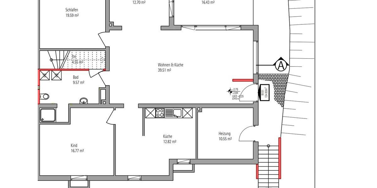 Etagenwohnung Wassenach - 3 Zimmer, 130 m&sup2;, 1.100&euro; | Angebot:26453282