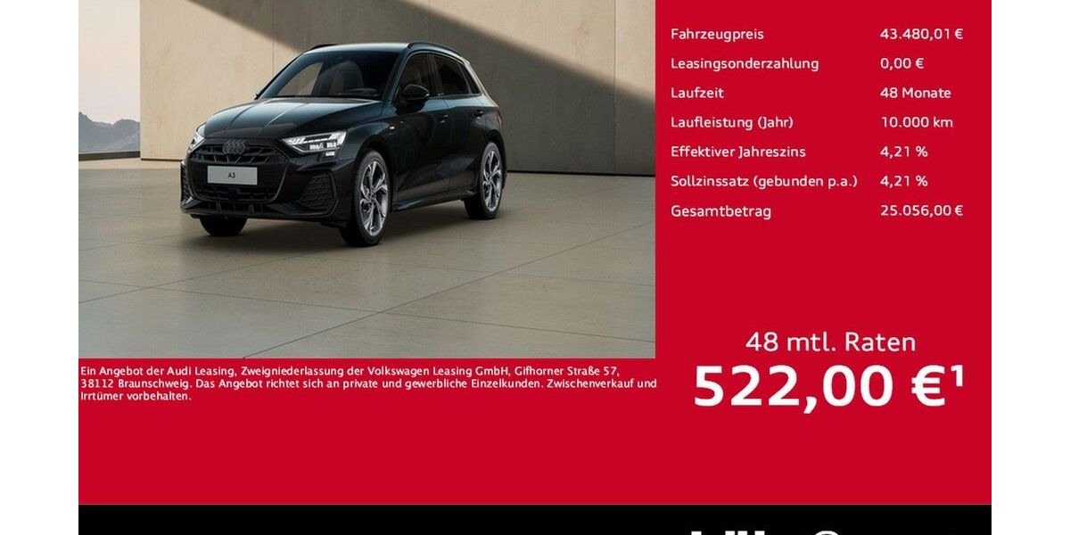 Audi A3 14.838 km 41.980 &euro; Koblenz 56070