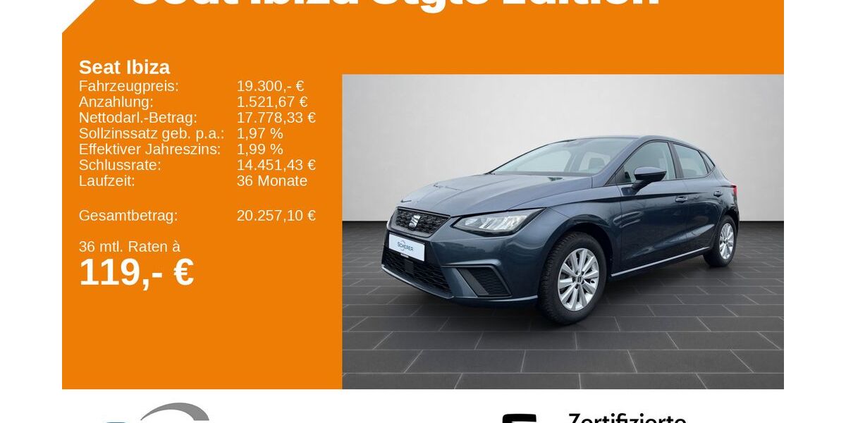 Seat Ibiza 10.511 km 17.980 &euro; Mayen 56727