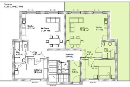 Haus Andernach - 2 Zimmer, 82 m&sup2;, 1.148&euro; | Angebot:25570772