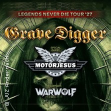 Grave Digger - Legends Never Die Tour '27 + Motorjesus, Warwolf 16.01.2027 JuZ Live Club