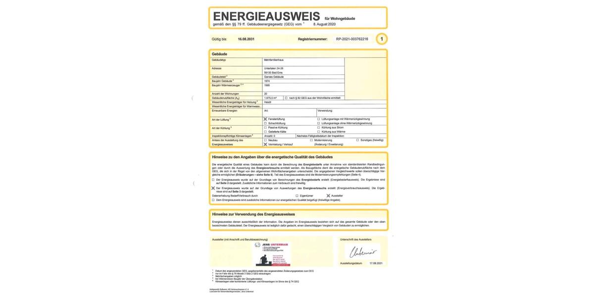 Etagenwohnung Bad Ems - 3 Zimmer, 82 m&sup2;, 194.999&euro; | Angebot:26721960