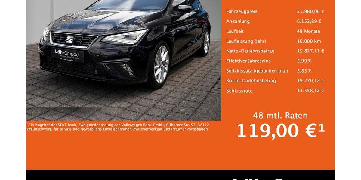 Seat Ibiza 16.447 km 21.980 &euro; Neuwied 56564