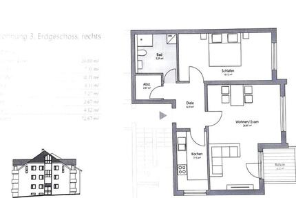Wohnung Nickenich - 2 Zimmer, 65 m&sup2;, 850&euro; | Angebot:26412968