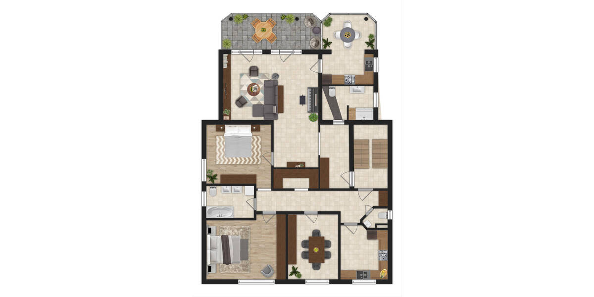 Etagenwohnung Montabaur - 5 Zimmer, 160 m&sup2;, 389.000&euro; | Angebot:25877291