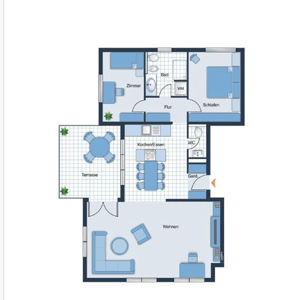 Erdgeschoßwohnung Neuwied - 3 Zimmer, 122 m&sup2;, 1.200&euro; | Angebot:26347249