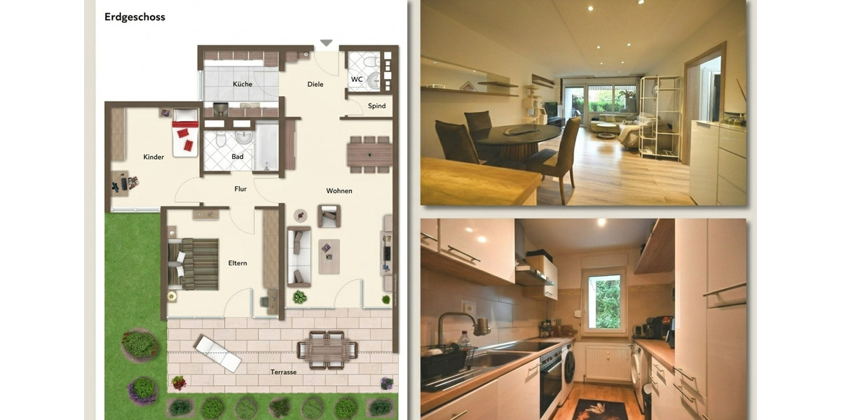 Erdgeschoßwohnung Ransbach-Baumbach Baumbach - 3 Zimmer, 75 m&sup2;, 800&euro; | Angebot:25717758