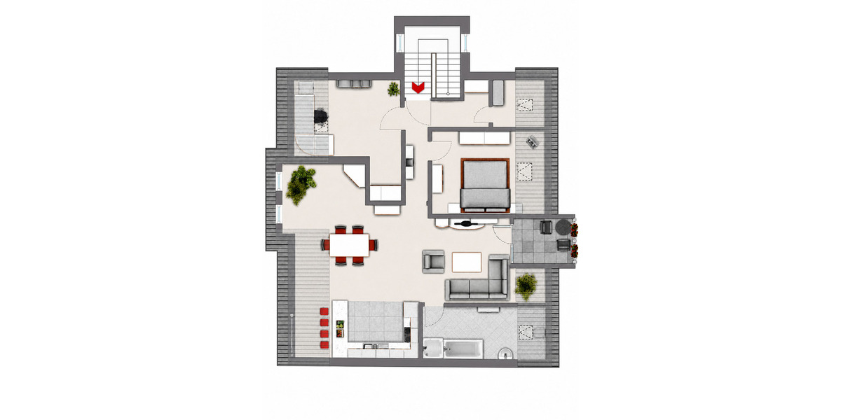 Etagenwohnung Koblenz Horchheim - 3 Zimmer, 75 m&sup2;, 210.000&euro; | Angebot:26451856