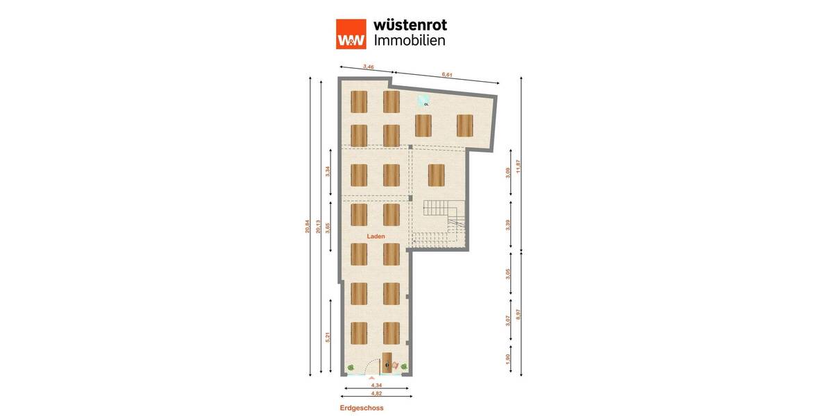 Gewerbeobjekt Neuwied - 4 Zimmer, 1.600&euro; | Angebot:26796571