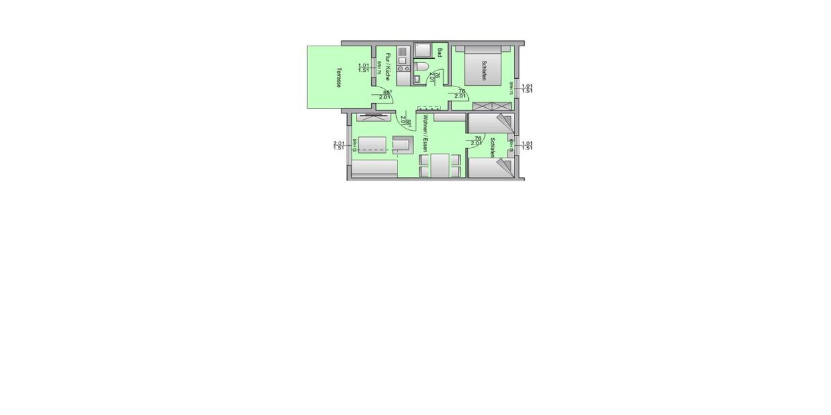 Erdgeschoßwohnung Nastätten - 6 Zimmer, 100 m&sup2;, 750&euro; | Angebot:24674543