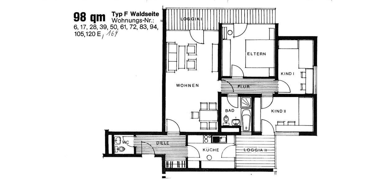 Etagenwohnung Ransbach-Baumbach Baumbach - 4 Zimmer, 98 m&sup2;, 200.900&euro; | Angebot:26121016