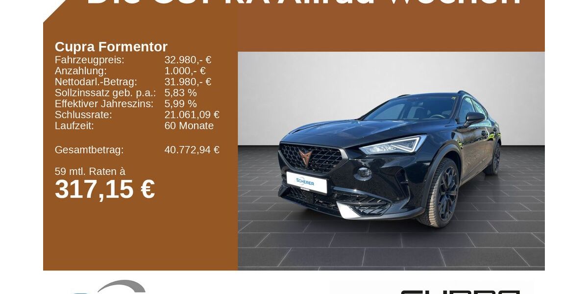 Cupra Formentor 39.190 km 32.980 &euro; Mayen 56727