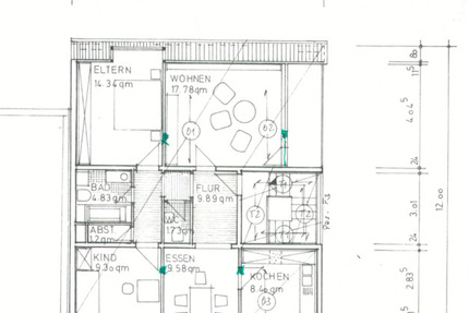 Maisonette-Wohnung Arenberger Str. - Erstbezug nach Sanierung 4 zimmer