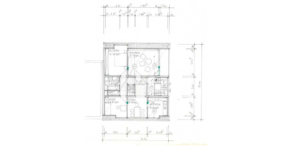 Maisonette-Wohnung Arenberger Str. - Erstbezug nach Sanierung 4 zimmer