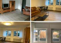 Möblierte Souterrain Wohnung 80 qm für Singles oder Paar