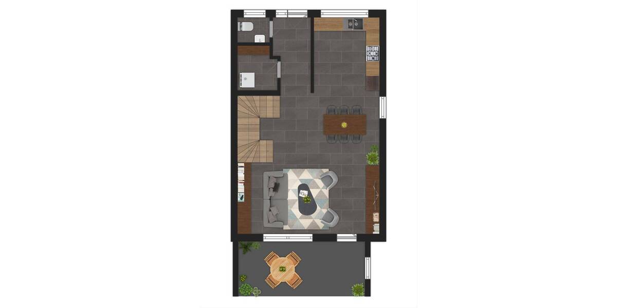 Reihenendhaus Goddert - 4 Zimmer, 117 m&sup2;, 1.050&euro; | Angebot:26851221
