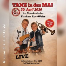 Starke Freunde - die Hütte bebt 30.04.2026 Vereinsheim der Funken Rot-Weiss 1884 Neuwied e.V.