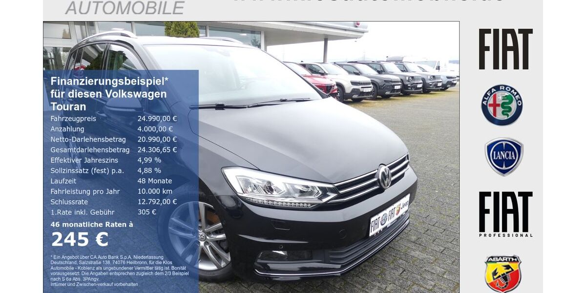 VW Touran 58.038 km 23.990 &euro; Koblenz 56072