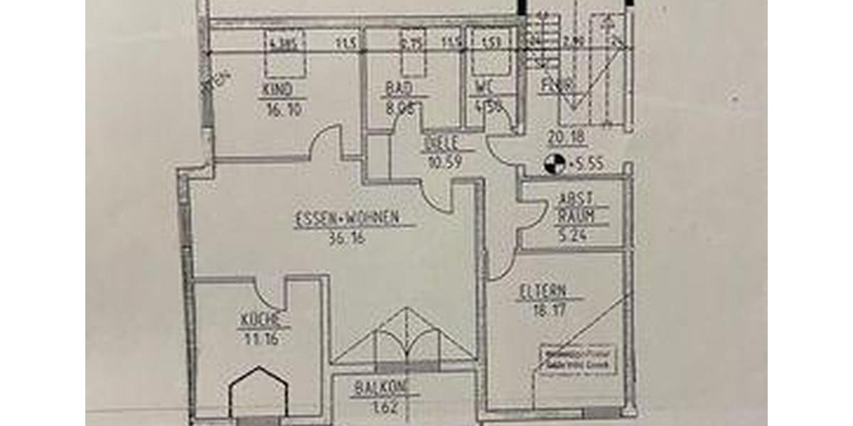 Etagenwohnung Nassau - 3 Zimmer, 106 m&sup2;, 800&euro; | Angebot:25710854