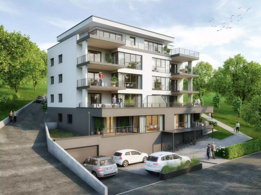 Tolle Aussicht - Helle altengerechte Wohnung im KFW 40 Energiesparhaus in ruhiger Lage im Grünen 3 zimmer