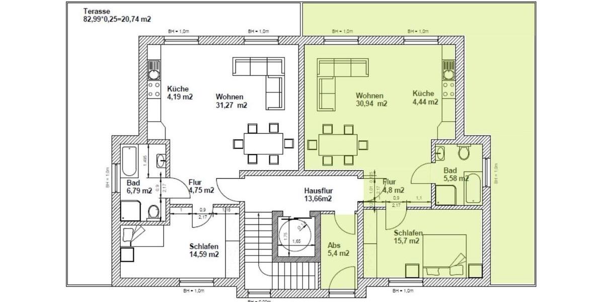 Einfamilienhaus Steimel - 2 Zimmer, 82 m&sup2;, 1.148&euro; | Angebot:26195209