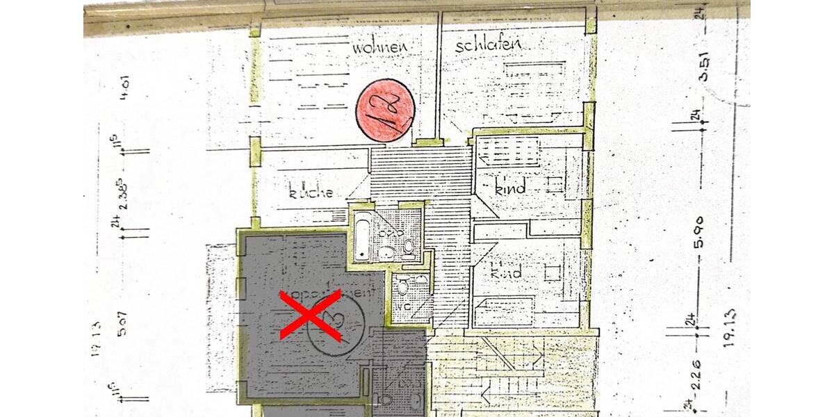 4-Zimmer Wohnung mit Balkon und Garage in Lützel 4 zimmer