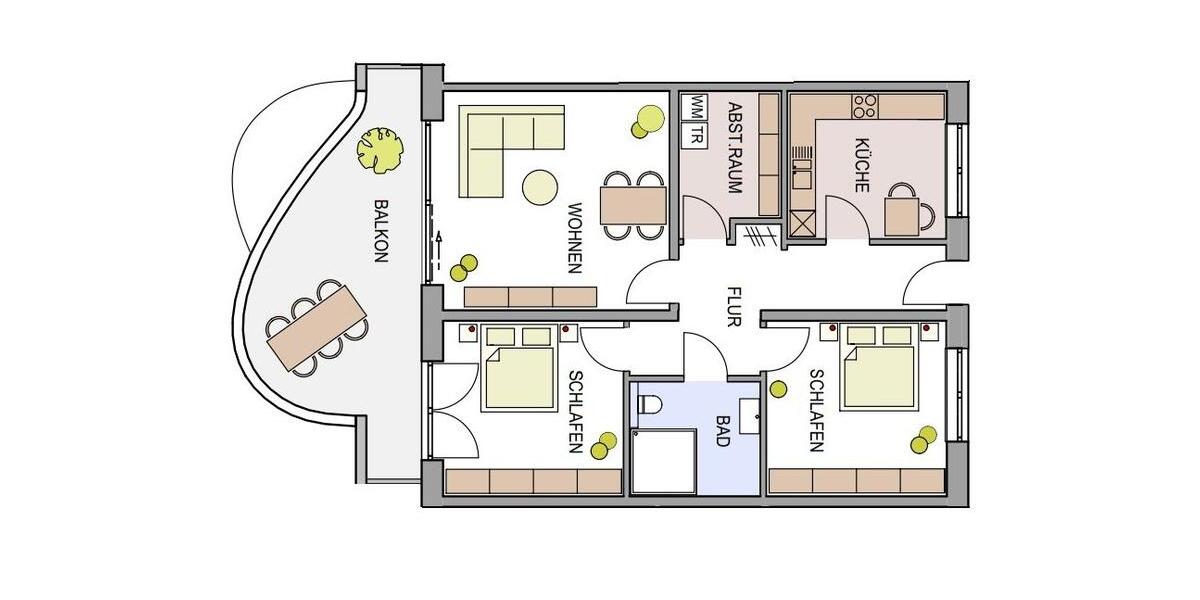 Etagenwohnung Neuwied - 3 Zimmer, 113 m&sup2;, 1.298&euro; | Angebot:26463566
