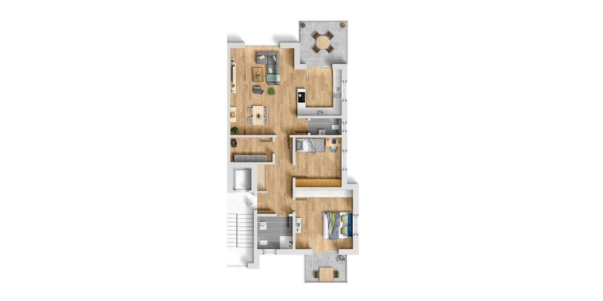 Etagenwohnung Horhausen - 3 Zimmer, 106 m&sup2;, 393.000&euro; | Angebot:25781028