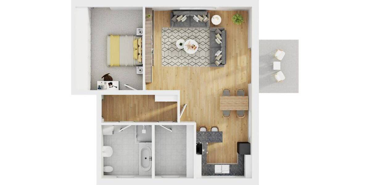 Etagenwohnung Mertloch - 3 Zimmer, 80 m&sup2;, 280.000&euro; | Angebot:26474637