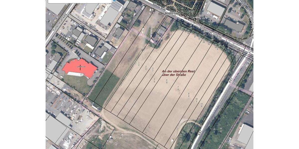 Grundstück in Andernach 1.700.000 € 57000 m² zimmer