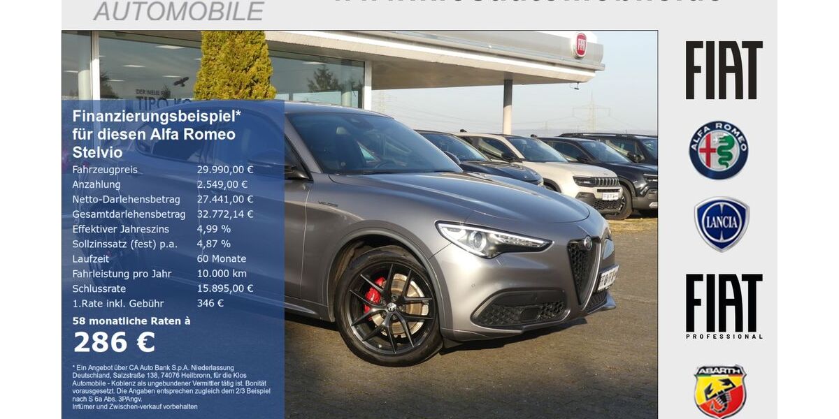 Alfa Romeo Stelvio 77.062 km 29.990 &euro; Koblenz 56072