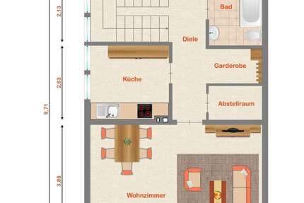 Haus Neuwied / Feldkirchen Feldkirchen - 3 Zimmer, 100 m&sup2;, 149.000&euro; | Angebot:26316495