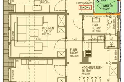 Wohnung zum Mieten in Mayen 860 € 66.23 m² 3 zimmer