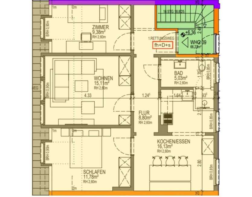 Wohnung zum Mieten in Mayen 860 € 66.23 m² 3 zimmer