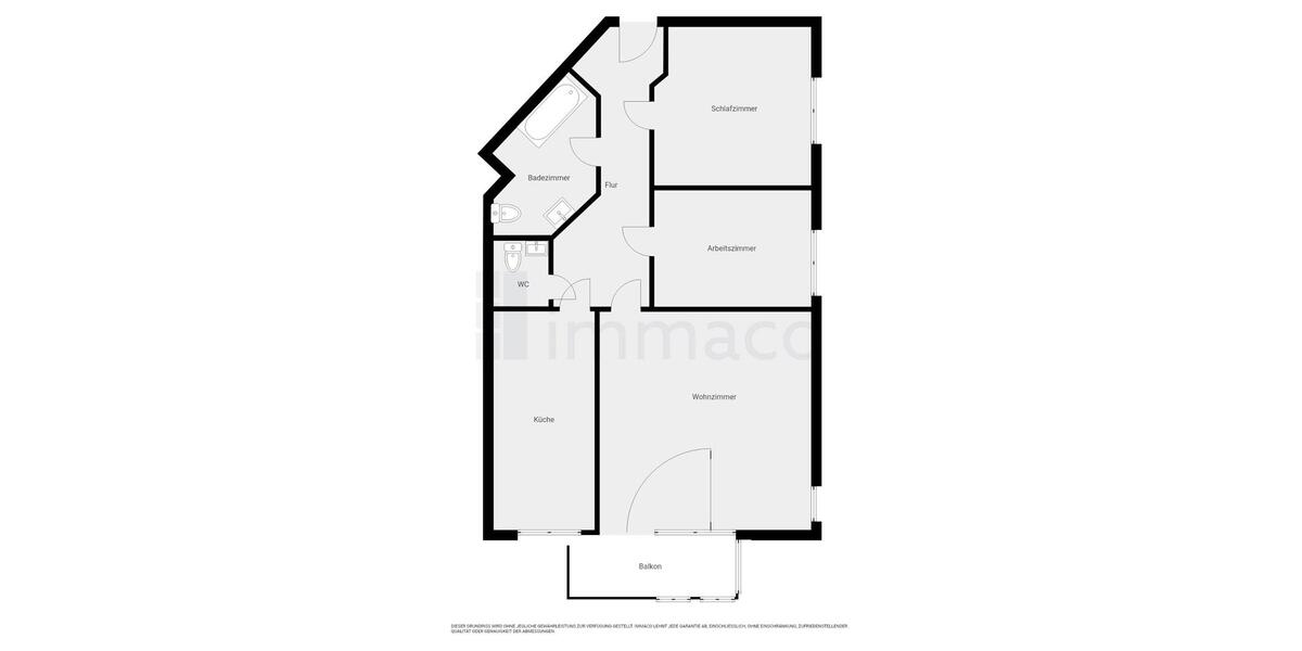 3-ZKB-Wohnung mit Loggia 3 zimmer