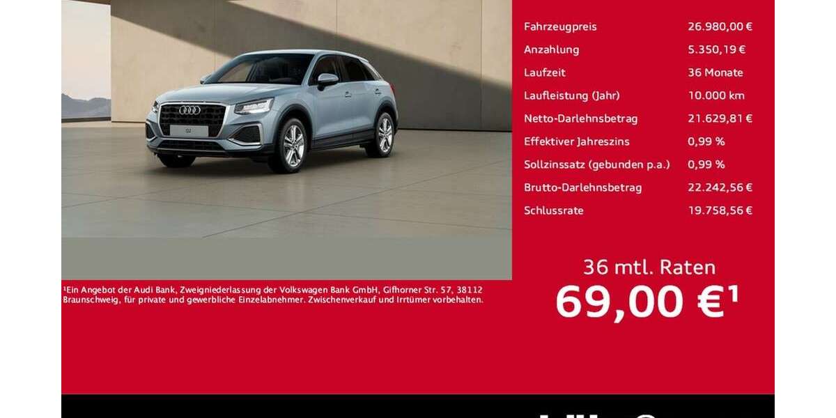 Audi Q2 9.768 km 26.980 &euro; Koblenz 56070