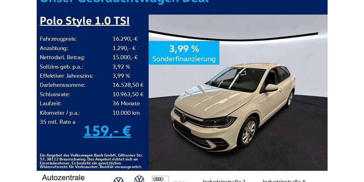 VW Polo 31.500 km 16.290 &euro; Heiligenroth 56412