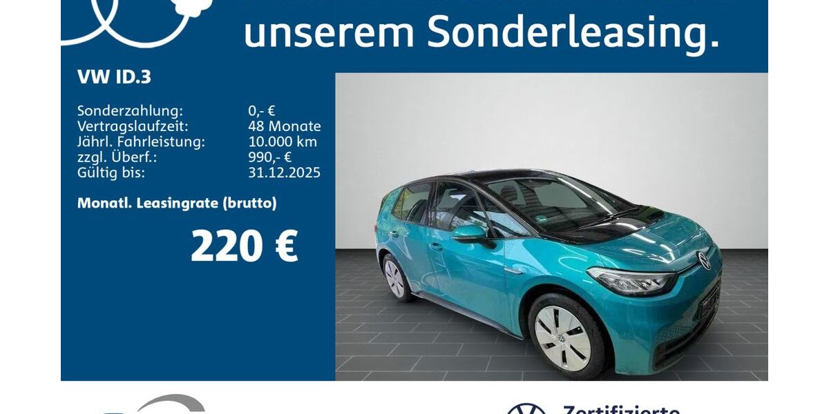 VW ID.3 45.100 km 17.890 € Kruft 56642