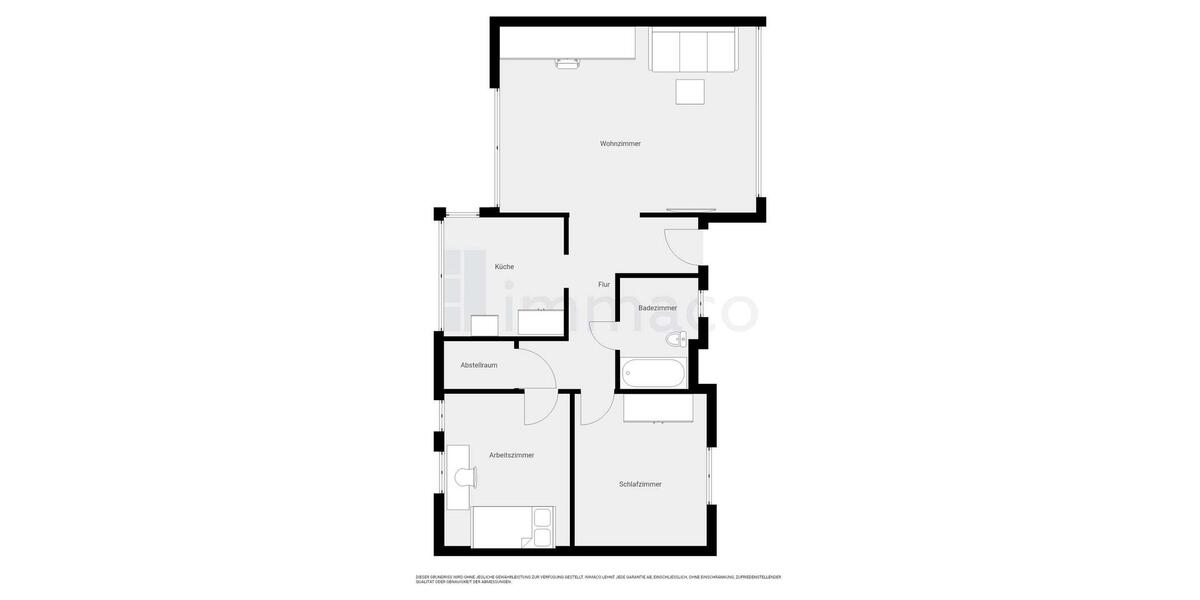 Dachgeschoßwohnung Urmitz - 3 Zimmer, 81 m&sup2;, 810&euro; | Angebot:26462264