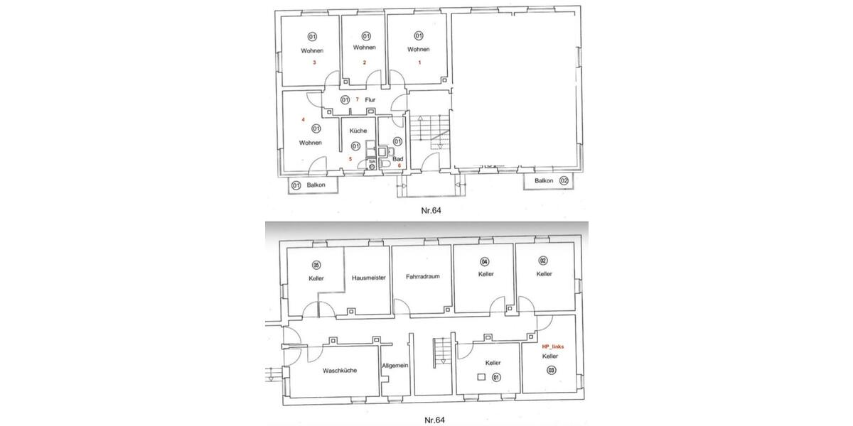 Hochparterre Koblenz Karthause - 4 Zimmer, 75 m&sup2;, 235.000&euro; | Angebot:26247580