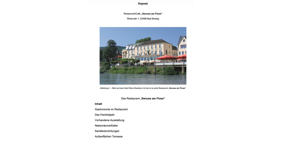 Gewerbeobjekt Bad Breisig - 500&euro; | Angebot:25756185