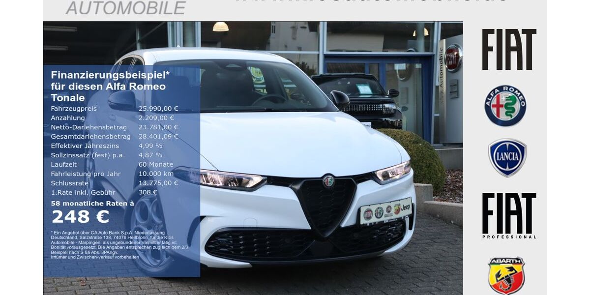 Alfa Romeo Tonale 6.994 km 25.990 € Koblenz 56072
