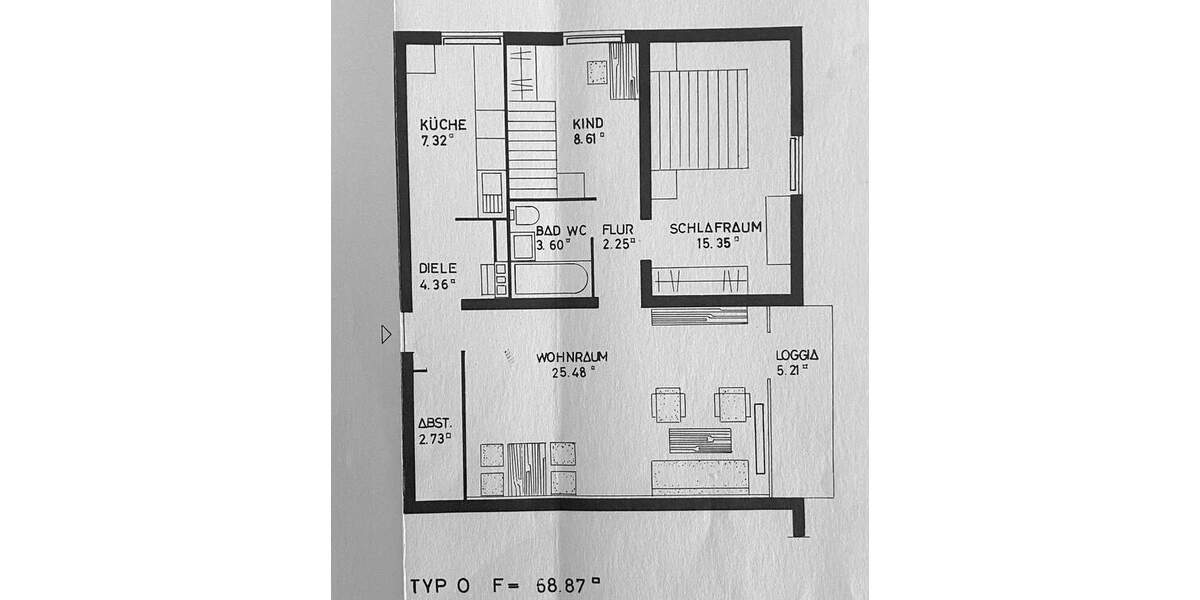 Etagenwohnung Neuwied - 3 Zimmer, 69 m&sup2;, 159.000&euro; | Angebot:25702338