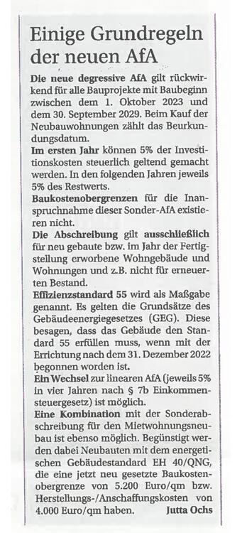 Moderne altengerechte Wohnung mit Garten im Energiesparhaus in ruhiger Lage 3 zimmer