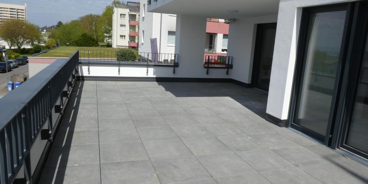 Helle Wohnung mit großer Terrasse im KFW 40 Energiesparhaus in ruhiger Lage im Grünen - Etagenwohnung Koblenz Horchheim | Angebot:26067814