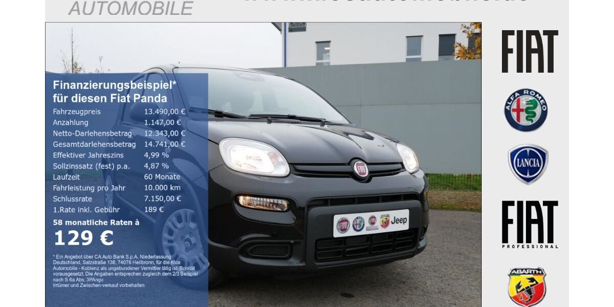 Fiat Panda 11.600 km 13.490 € Koblenz 56072
