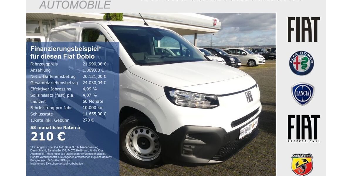 Fiat Doblo 8.624 km 21.990 € Koblenz 56072