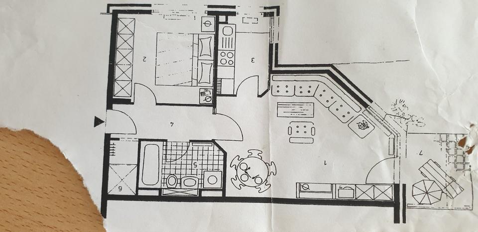 Erdgeschoßwohnung Rheinbrohl - 2 Zimmer, 54 m&sup2;, 229.000&euro; | Angebot:26637210