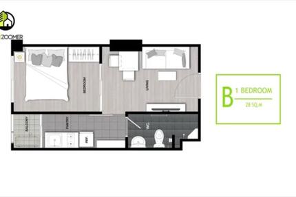 Wohnung Koblenz Bisholder - 2 Zimmer, 28 m&sup2;, 44.500&euro; | Angebot:26889418