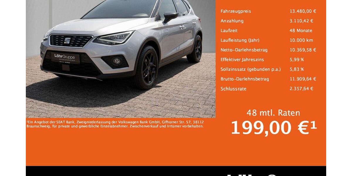 Seat Arona 66.050 km 13.480 &euro; Neuwied 56564